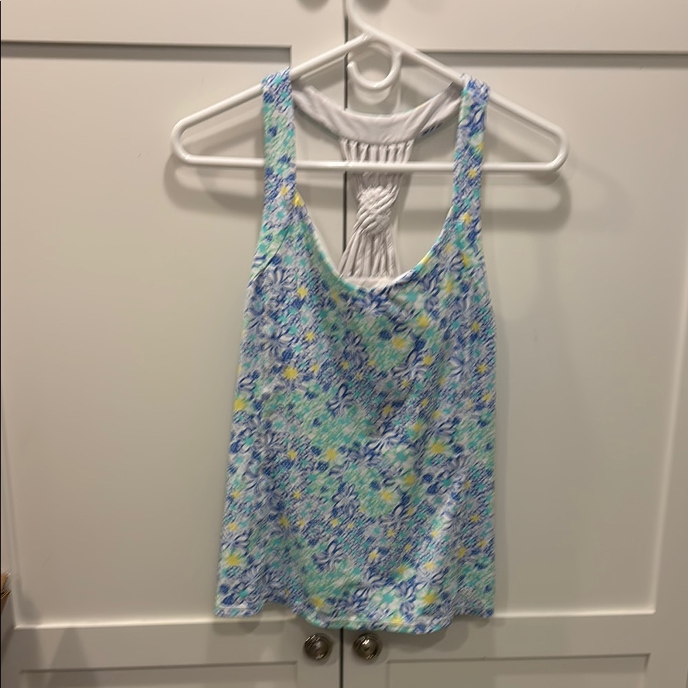 Lilly PulitzerWomen's Size Small Athletic Top with subtle tennis balls
